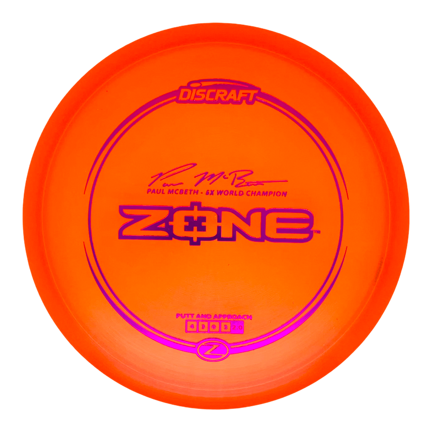 Discraft Paul McBeth Z Zone